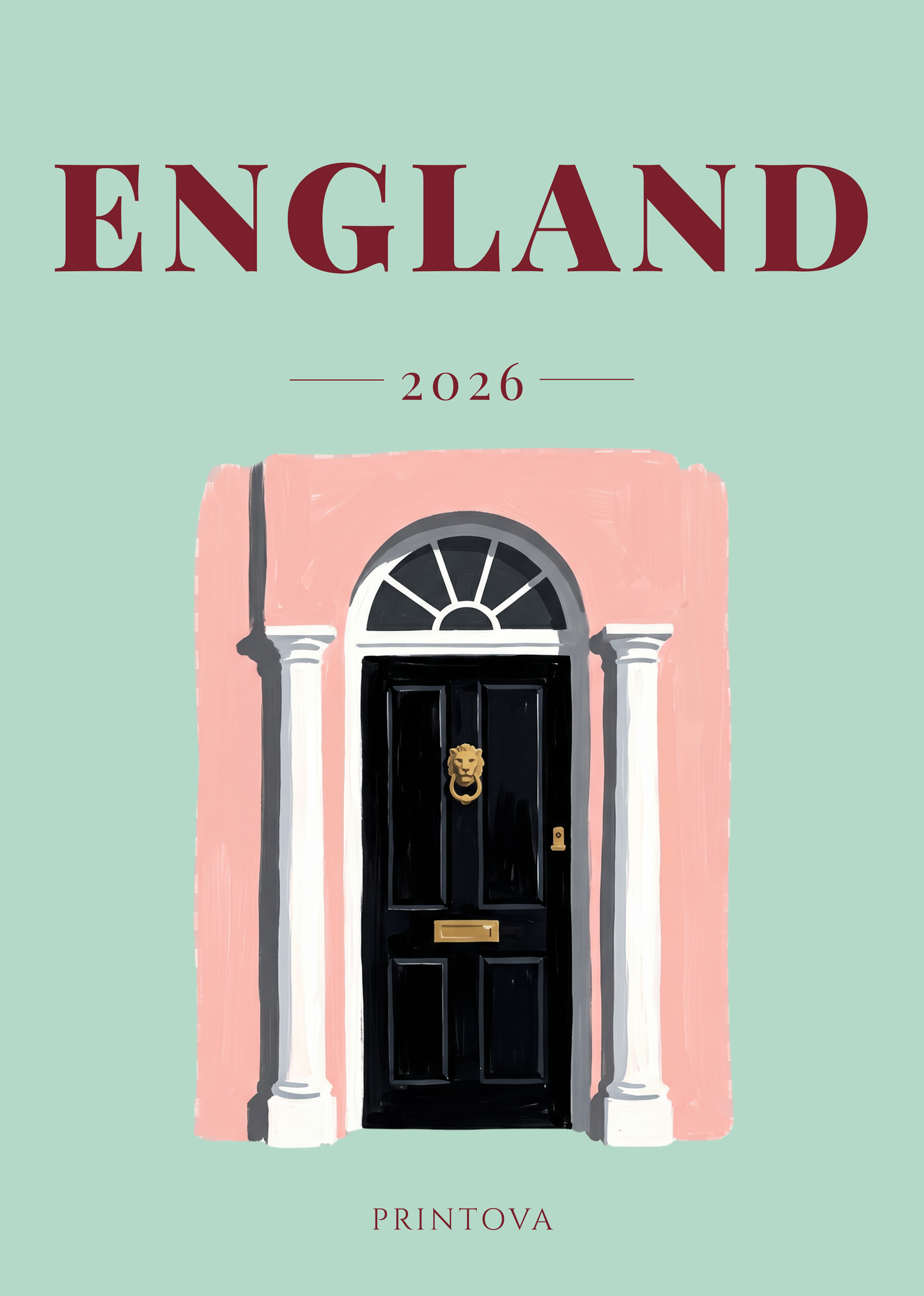 Printova England hardcover travel album