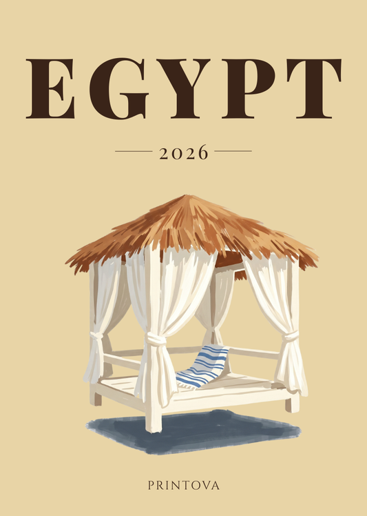 Printova Egypt hardcover travel album