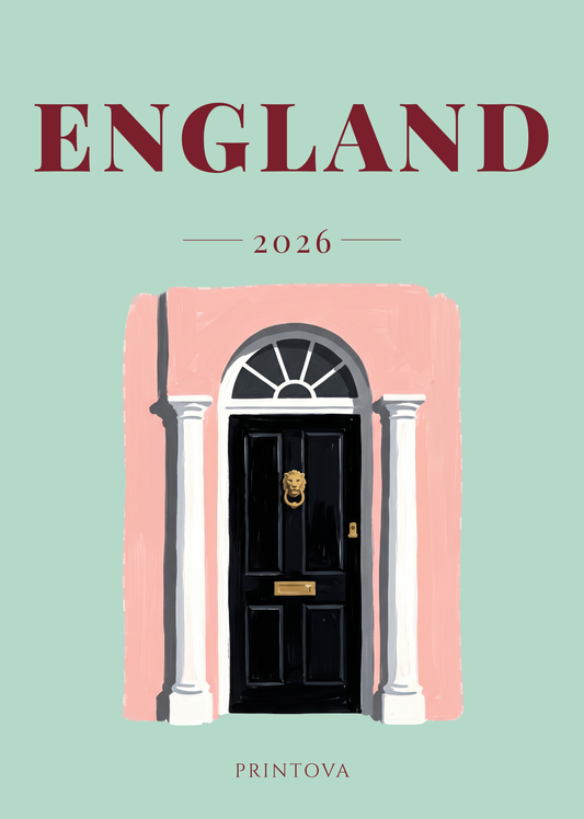 Printova England hardcover travel album