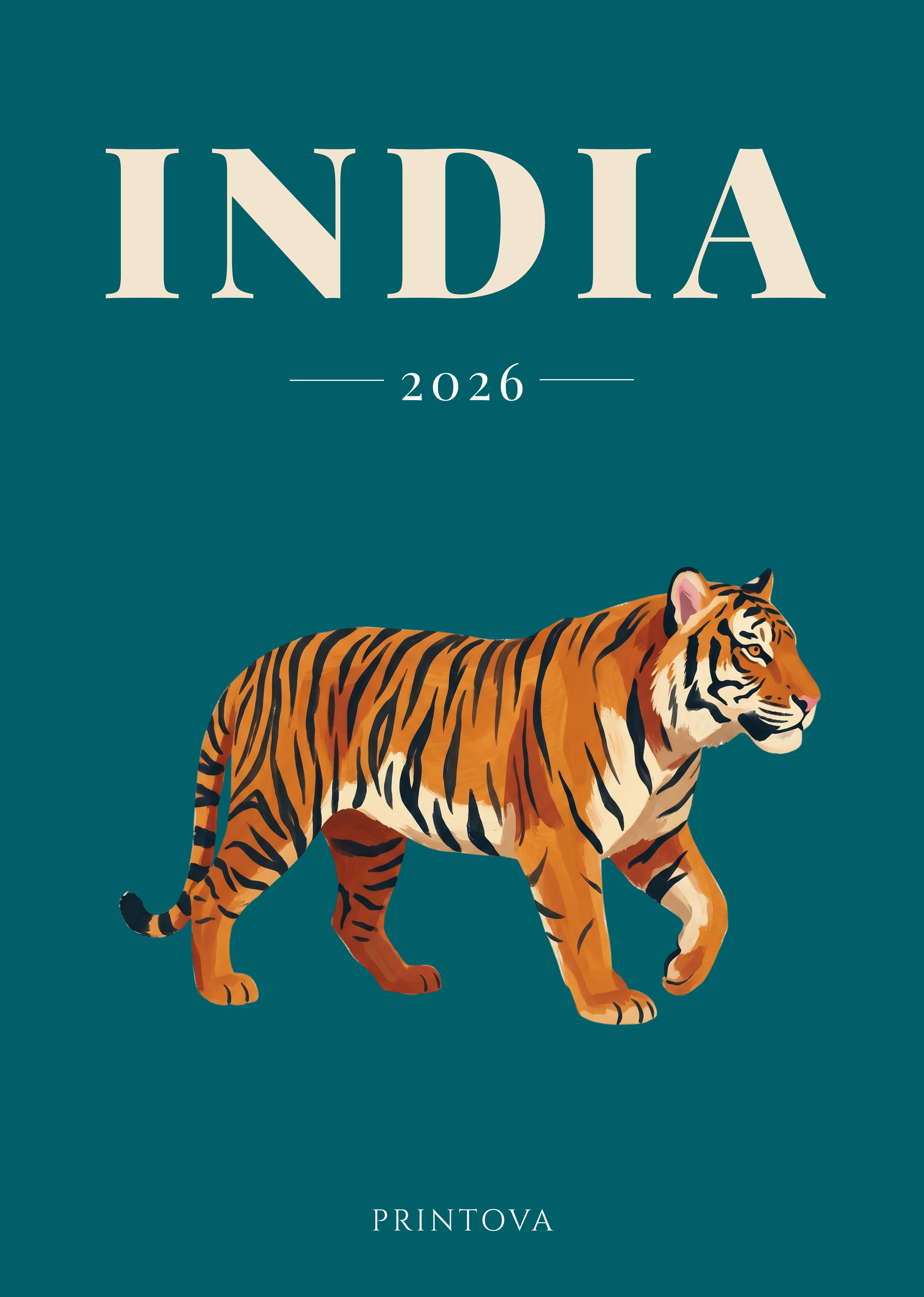 Printova India hardcover travel album