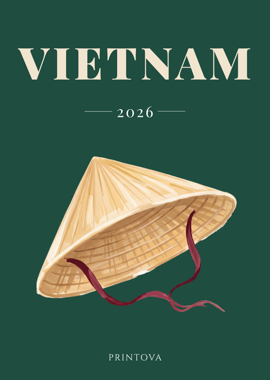 Printova Vietnam hardcover travel album